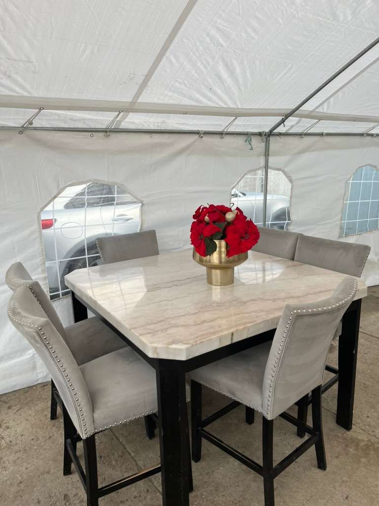 Real Marble Dining Table