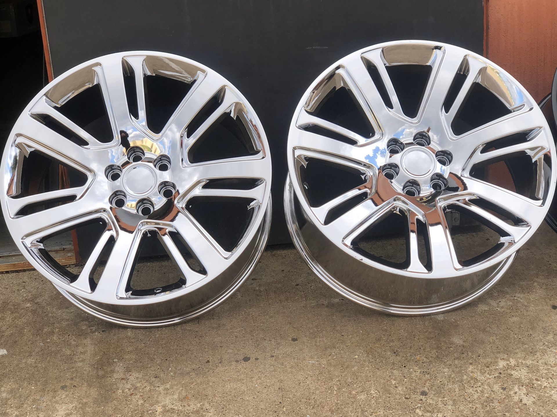 Chevy GMC Cadillac Escalade used rim wheel replica 24 inch 6 lug bolt