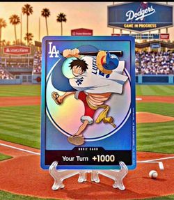 BUYING ONE PIECE DODGERS CARD