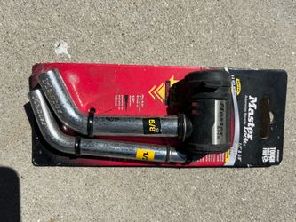 New Master lock Receiver Lock 1/2 inch and 5/8 in.