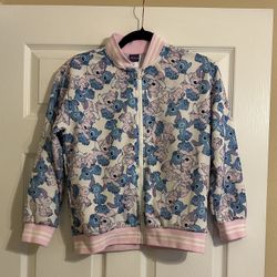 Disney Stitch Zip Up Sweatshirt Jacket