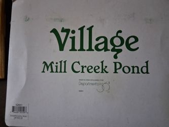 Department 56 Mill creek pond #52651