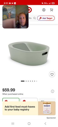 Tulo Baby Bassinet Sage Green