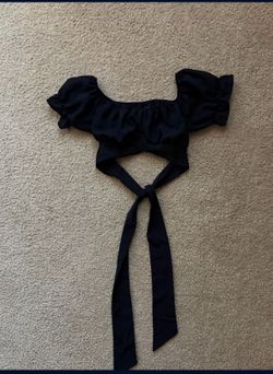Black Crop Top