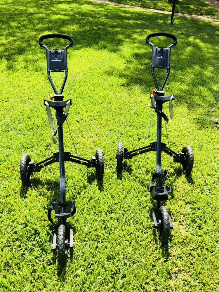 TOMMY ARMOUR TORCH 3 WHEEL PUSH PULL GOLF CART