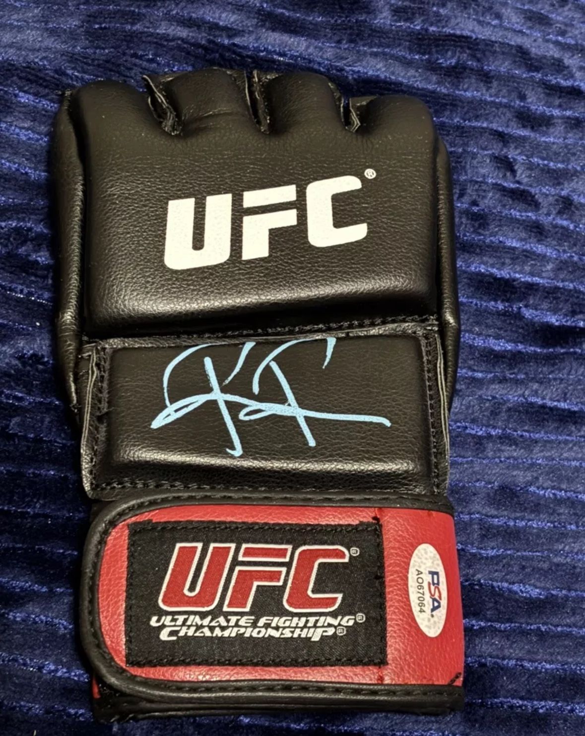 Raul Rosas Jr. Autograph UFC Glove PSA COA MMA