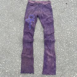 Purple Rain ☔️ Custom Stacked Jeans