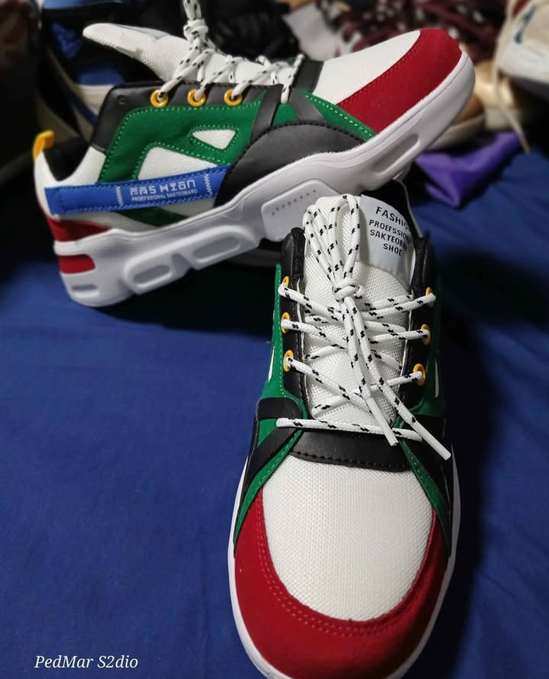 MEXICAN CINCO DE MAYO DESIGN FASHION/CROSSTRAINER/SPORT SHOES SNEAKERS SIZE 8 & 9 MEN NEW