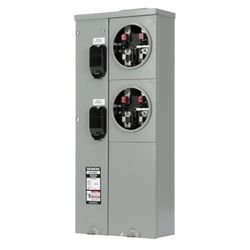 Two (2) Meter Main Electrical Panel Dual ADU Duplex