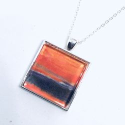 Wearable art pendant necklace- new - gift ideas