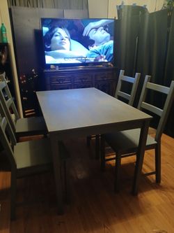 Ikea table and 4 chairs