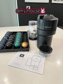 Nespresso Vertuo Pop + Coffee And Espresso Maker, Pods+ Organizer