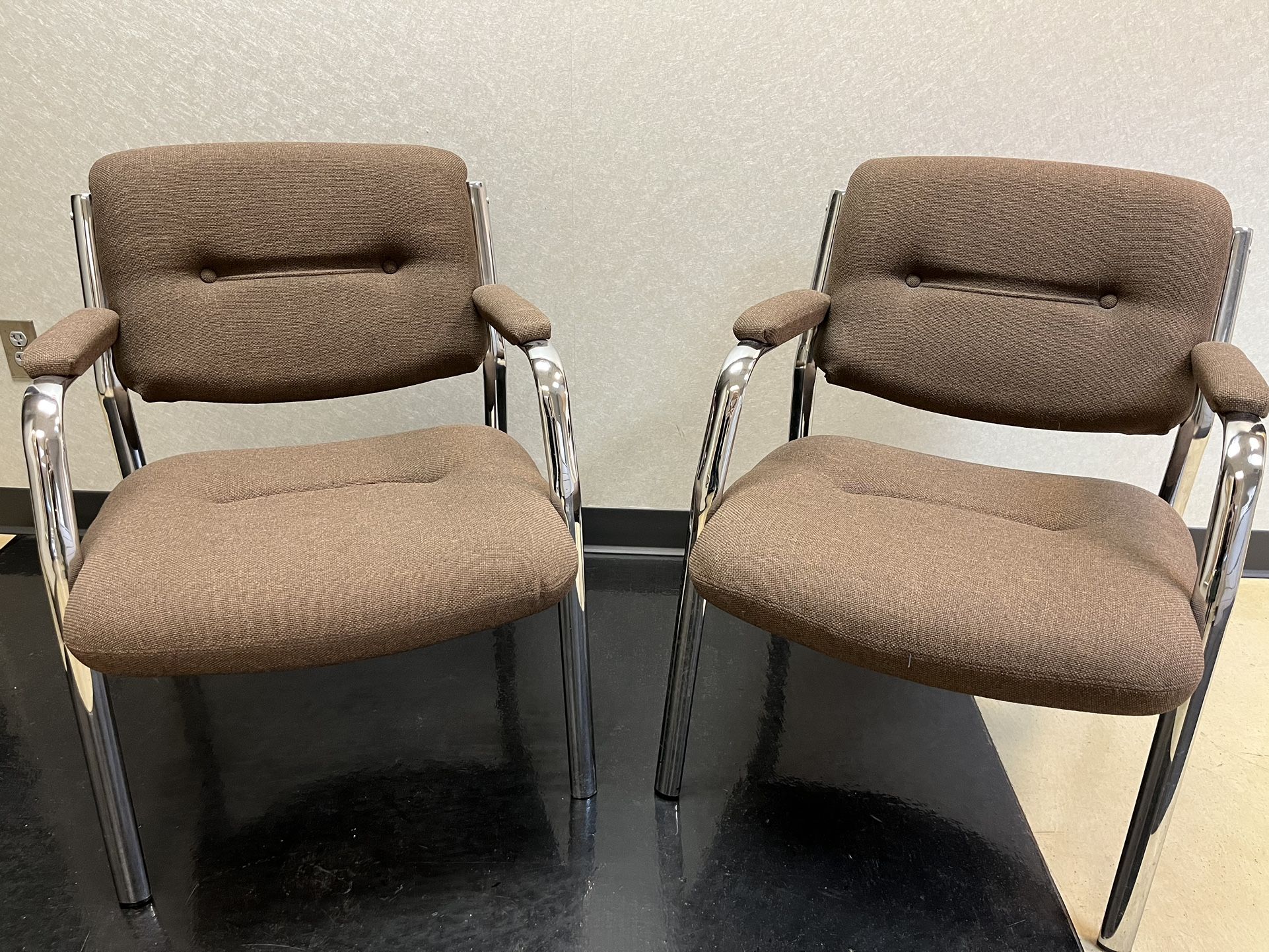 MCM Pair Of United Chair Co. Chairs