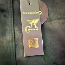 brand New A Collezoni imported suede men’s  jacket