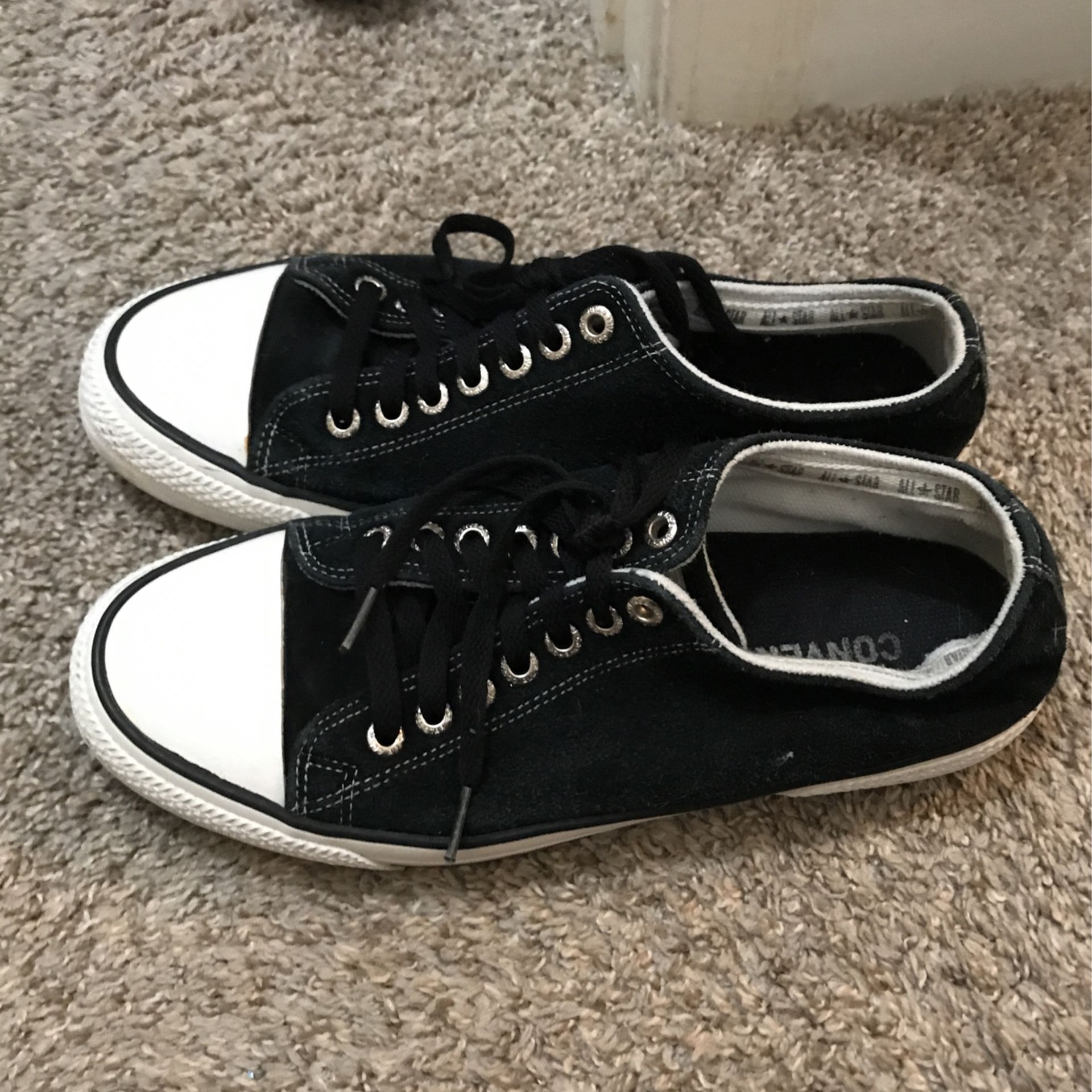 SIZE 10 Mens, 12 Womans CONVERSE LEATHER UPPERS
