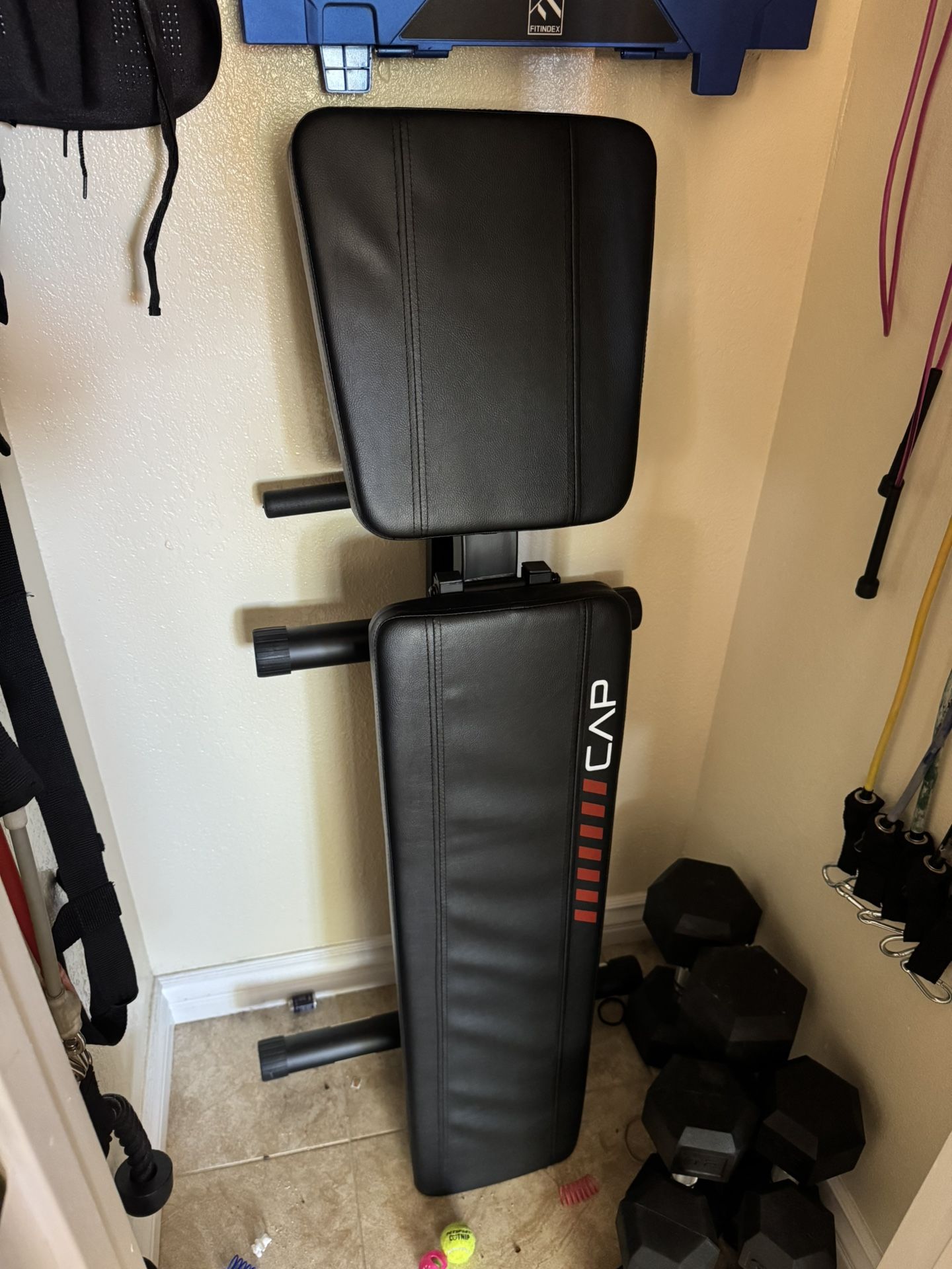 Workout Bench And Weights