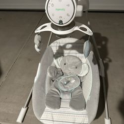 Ingenuity InLighten 5-Speed Baby Swing - Swivel Infant Seat