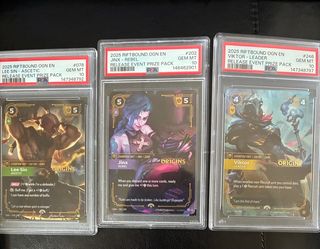 PSA 10 Riftbound Gold Stamp Origins Set