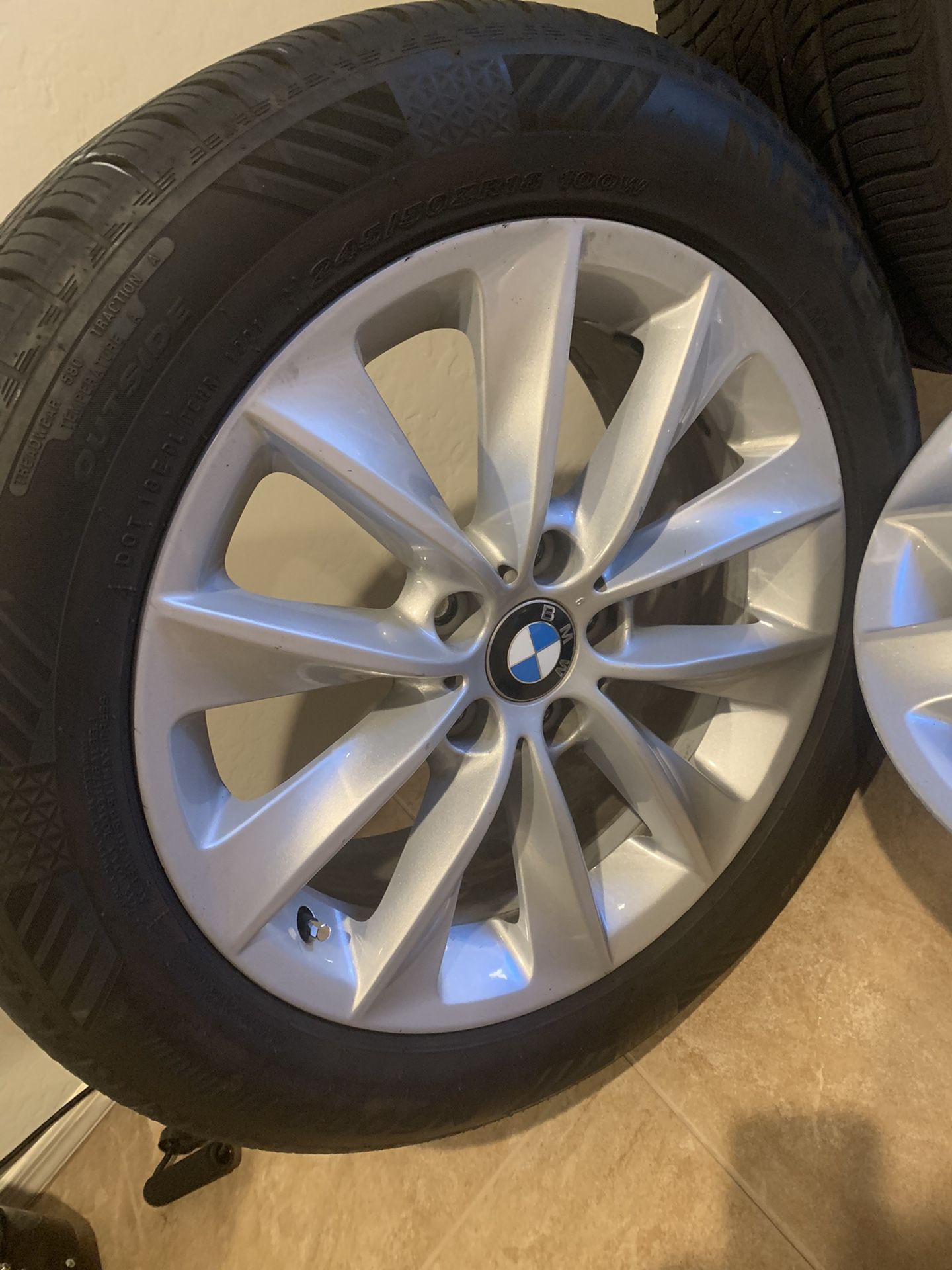 2 Tires With Rims & 2 Rims: Purchased In 2021 for a BMW X3 OBO for Sale ...