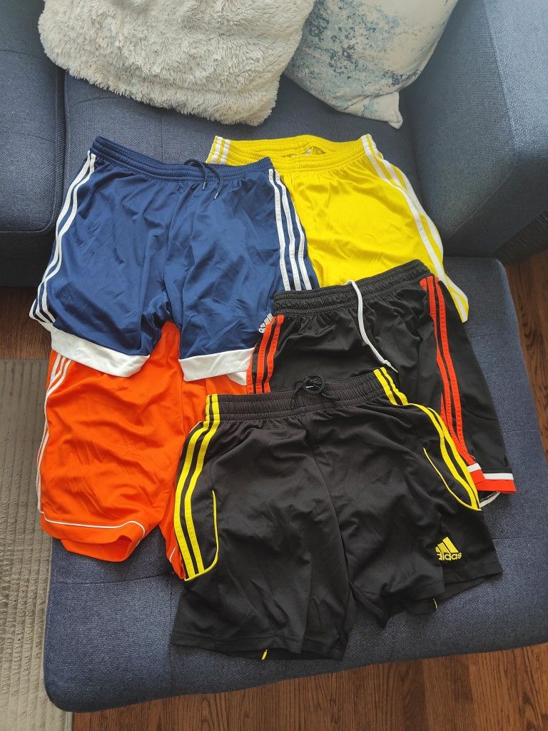 2010s Adidas Soccer Shorts Set Of 5