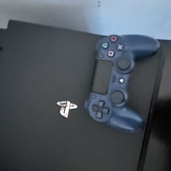 PS4 With The Controller