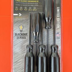 Klein Tools Limited Edition Blackout Screwdrivers