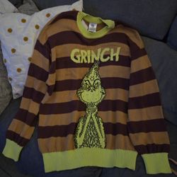 Grinch Christmas sweater size large adult 
