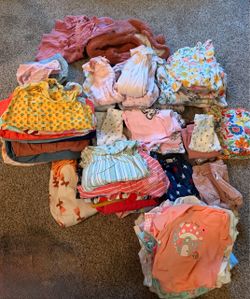 Baby Girl Clothes Lot Premie-3 Month Sizes