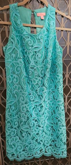 Lilly Pulitzer Green Lace Dress - 4