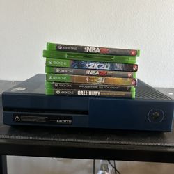 Xbox One With Games And One Controller 