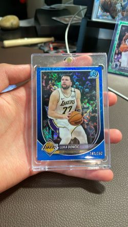 Luka Doncic Bowman Chrome Blue Mojo /150