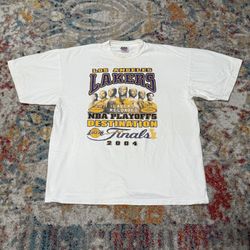 Vintage Los Angeles Lakers 2004 Finals Tee