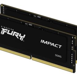 Kingston Technology Fury Impact 64GB 4800MT/s DDR5 CL38 SODIMM XMP Ready Laptop