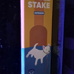 Dog Stake Tie NEW NEVER OPENED