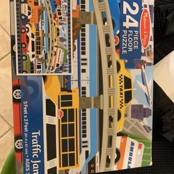 Melissa & Doug 24 Piece Traffic Jam Puzzle