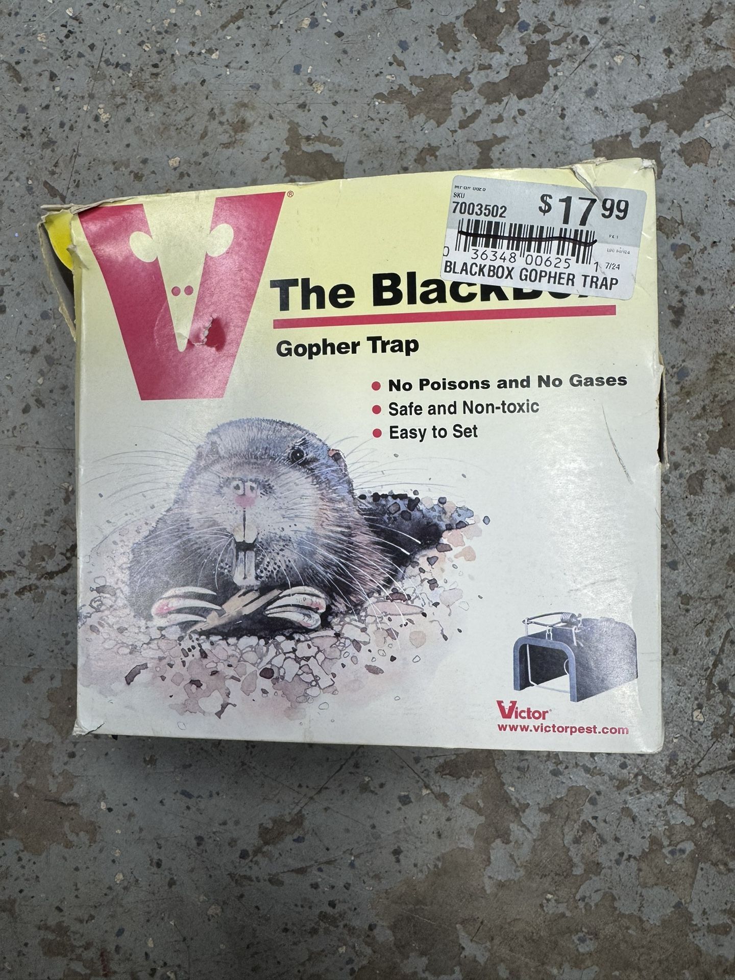 New Victor Gopher Trap Unused. Must Pickup