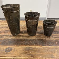 Metal Flower Pots
