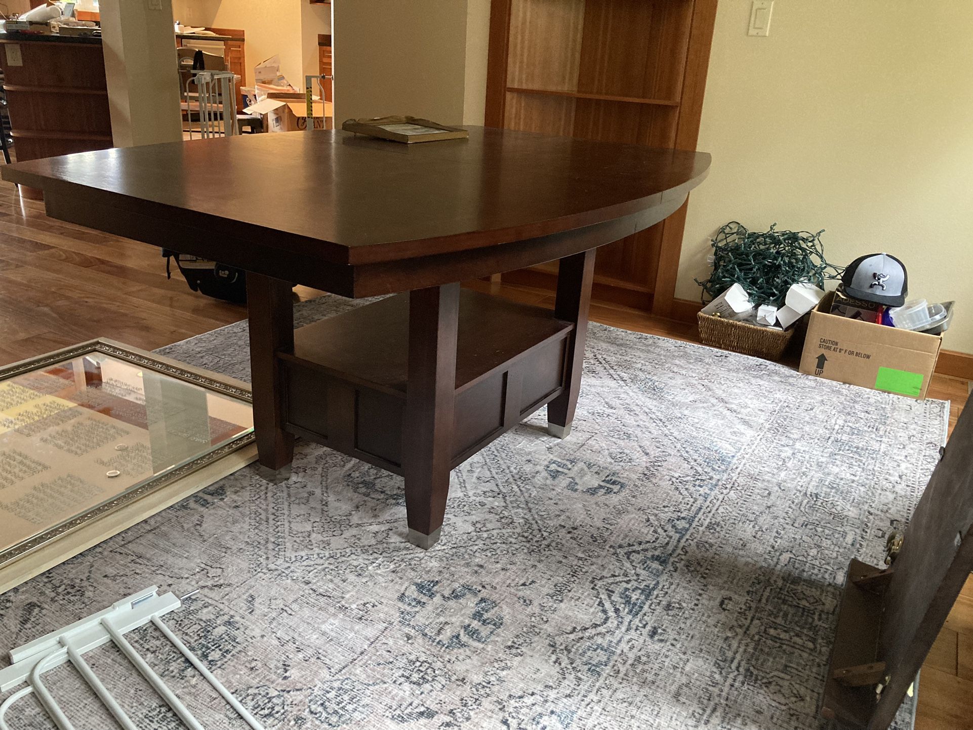 Wood Dining Room Set With Chairs
