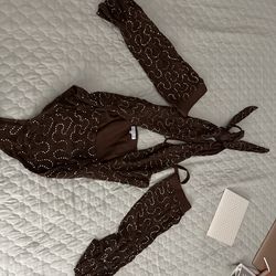 Brown Body suit