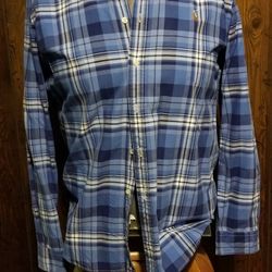 Polo Ralph Lauren Mens Long Sleeve Shirt. Size Medium