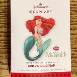 Hallmark 2013 Ariel's Big Dream Ornament Disney The Little Mermaid Ornament