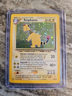 LP Ampharos Holo 1/64 PSA 9 Neo Revelation Pokemon