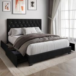 NEW FULL QUEEN KING SIZE PLATFORM STORAGE BED WITH MATTRESS AND FREE DELIVERY-  BEDROOM FURNITURE SECTIONAL SOFA AND MORE 