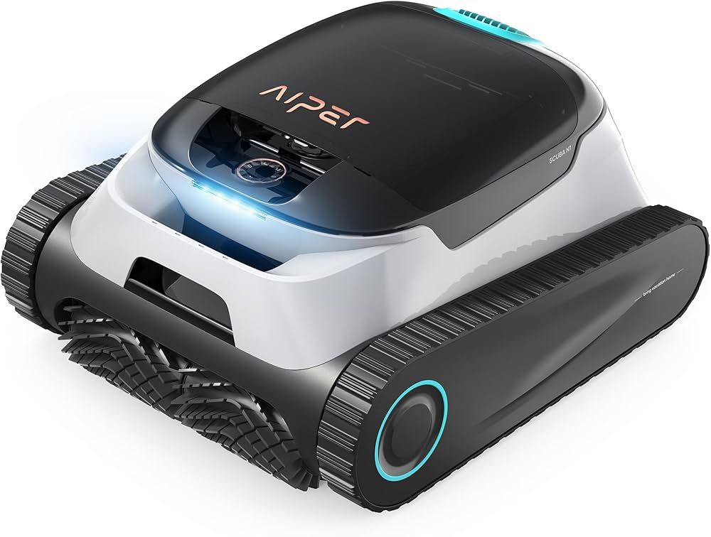 AIPER Scuba N1 Cordless Robotic Pool Cleaner, Wall & Waterline & Floor Cleaning, Smart Navigation, Superior Mobility, Four Cleaning Modes for Inground