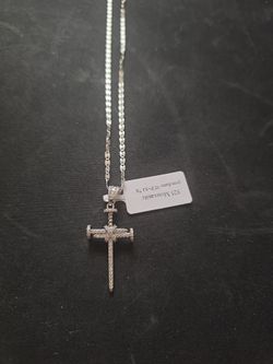 3x MOISSANITE Cross Pedants & Chains