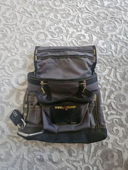 11 in. 10-Pocket Platinum Magnetic Tool Pouch