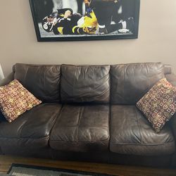2 Genuine Leather Couches
