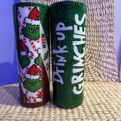 Grinch tumblers 