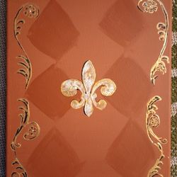 Fleur-de-lis painting 