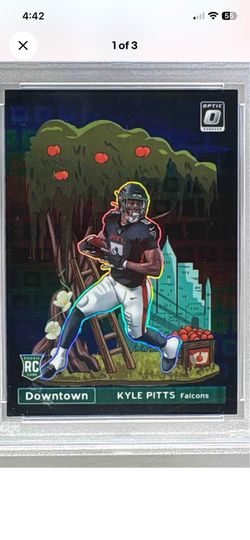 Donruss Optic Kyle Pitts Downtown Black Pandora /25 PSA 10